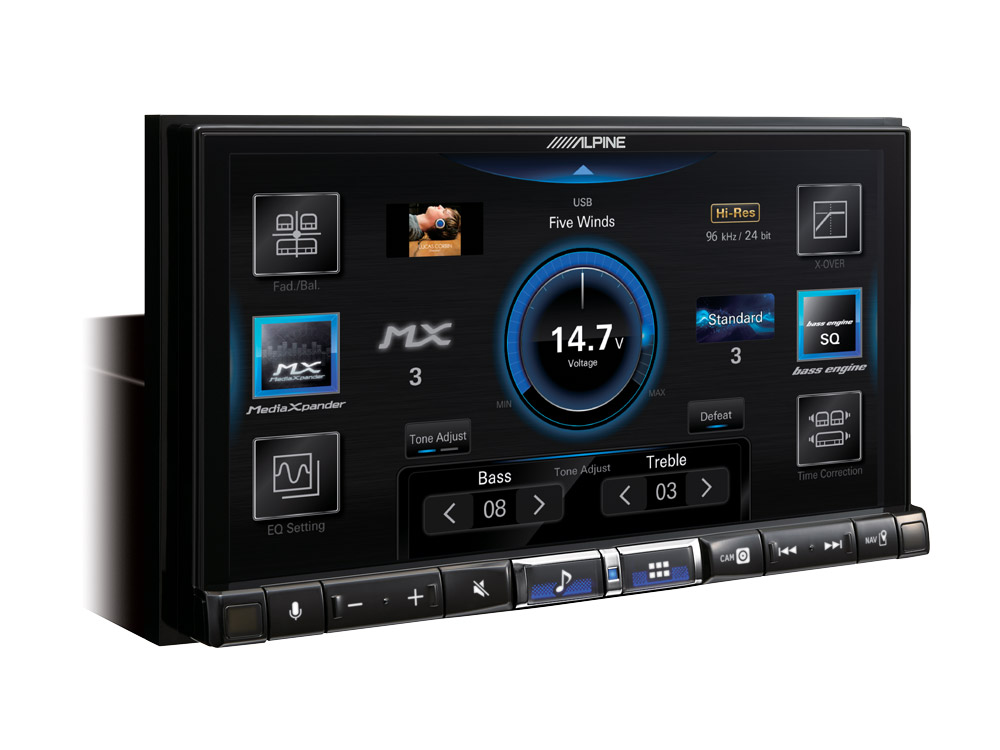 Alpine iLX-705D 2DIN Digital Media Station, Apple CarPlay, Android Auto