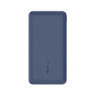 Belkin BOOST↑CHARGE™ 3-Port Power Bank 10K + USB-A to USB-C Cable Blue