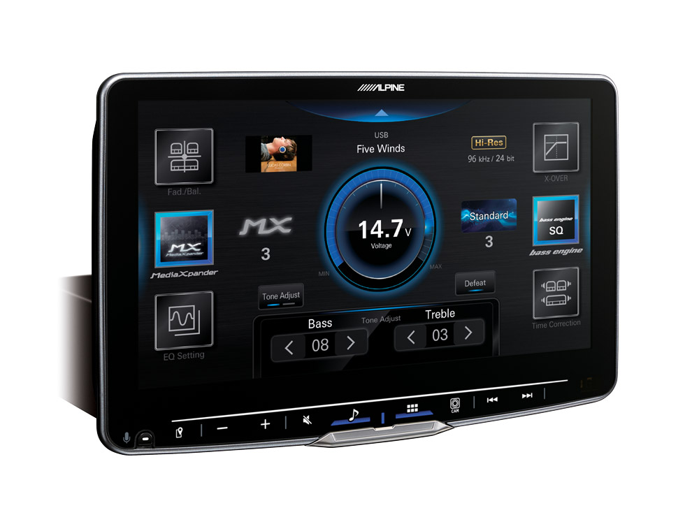 Alpine iLX-F905D  9-Inch , Apple CarPlay and Android Auto