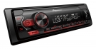 Pioneer MVH-S120UI 1-DIN receiver with red illumination, USB and compatible with Apple and Android d