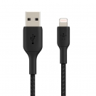 Belkin CAA002bt3MBK Braided Lightning to USB-A Cable (3m)