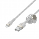 Belkin CAA010bt2MWH BOOST↑CHARGE™ PRO Flex USB-A Cable with Lightning Connector