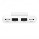 Belkin BUZ001bt2MWHB7 BoostCharge 4-Port USB Power Extender 