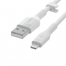 Belkin CAA008bt1MWH BOOST↑CHARGE™ Flex USB-A Cable with Lightning Connector