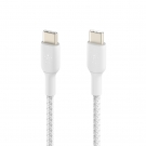 Belkin CAB004bt1MWH Braided USB-C to USB-C Cable (1m)