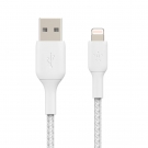 Belkin CAA002bt3MWH Braided Lightning to USB-A Cable (3m)