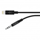 Belkin 3.5 mm Audio Cable With Lightning Connector 0.9m- AV10172bt03-BLK