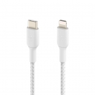 Belkin CAA004bt2MWH Braided USB-C to Lightning Cable (2M)