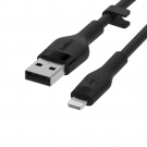 Belkin CAA008bt3MBK BOOST↑CHARGE™ Flex USB-A Cable with Lightning Connector