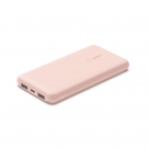 Belkin BOOST↑CHARGE™ 3-Port Power Bank 10K + USB-A to USB-C Cable Rose Gold