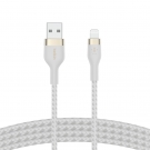 Belkin CAA010bt2MWH BOOST↑CHARGE™ PRO Flex USB-A Cable with Lightning Connector