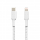 Belkin CAA004bt1MWH Braided USB-C to Lightning Cable (1M)