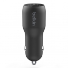 Belkin CCB004btBK Dual Car Charger with PPS 37W