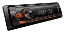 Pioneer MVH-S120UBA 1-DIN receiver with amber illumination, USB and compatible with Android devices.