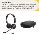 Jabra 100-98500001-99 Evolve 65 (SME) Professional wireless headset with dual connectivity 